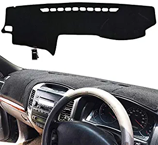 XUKEY Dashboard Cover Fit For 2003-2009 TOYOTA Land Cruiser Prado Dash Cover Mat Carpet