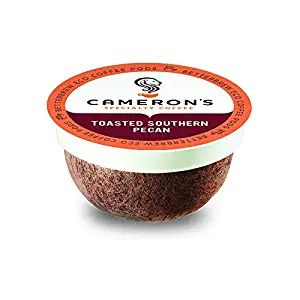 Cameron's Coffee Single Serve Pods, Flavored, Toasted Southern Pecan, 12 Count (Pack of 1)