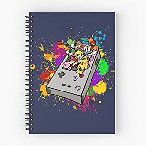 Games Cute School Five Star Spiral Notebook With Durable Print