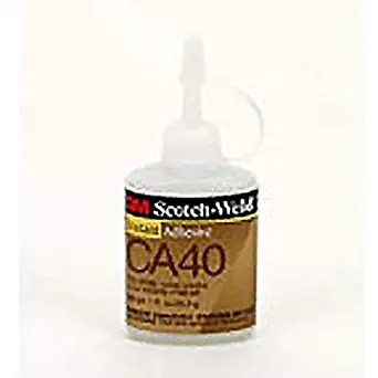 3M Scotch-Weld Instant Adhesive CA40, Clear, 1 fl oz Bottle
