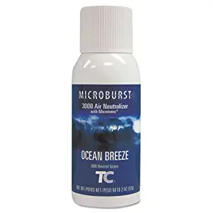 Rubbermaid 4012581 Microburst 3000 Refill Ocean Breeze 2oz Aerosol 12/Carton