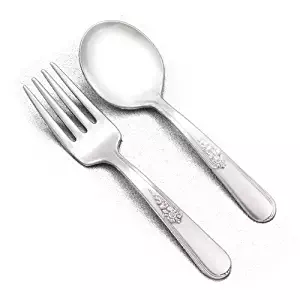 Youth by Holmes & Edwards, Silverplate Baby Spoon & Fork