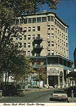 Basin Park Hotel Eureka Springs, Arkansas AR Original Vintage Postcard