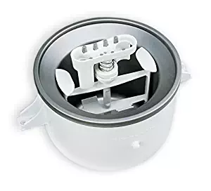 KitchenAid KICA0WH Ice Cream Maker Attachment - Excludes 7, 8, and most 6 Quart Models