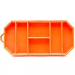 Grypmat | Non-Slip Flexible Orange Tool Tray | Tool Box Organizer | Socket Organizer | Tool Holder | Tool Mats | No Magnets | Easy Clean Up | As Seen On Shark Tank (Small)