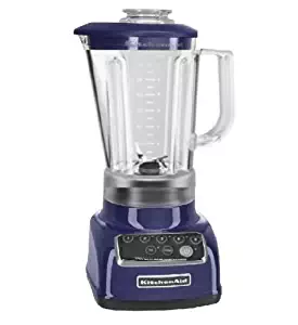 KitchenAid RKSB1570BU 5-Speed Blender with 56-Ounce BPA-Free Pitcher - Cobalt Blue (Certified Refurbished)