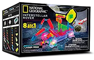 Laser Pegs 50414396 National Geographic Interstellar Rover Kit (8 in 1 Models)