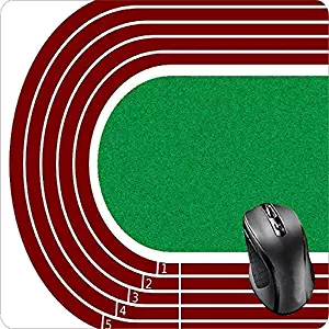 BGLKCS Mouse Pad Fabric Topped Rubber Backed Track and Field 100 Yard Dash Hurdles 400 Meters Running Jumping