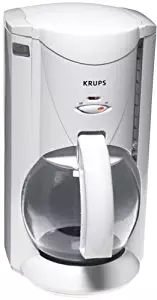 Factory-Reconditioned Krups R466-71 Crystal Aroma 10-Cup Coffee Maker, White