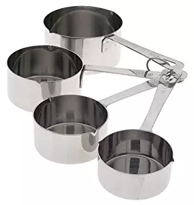 Amco Stainless Steel Measuring Cups, Set of 4