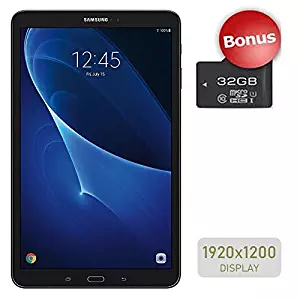 Samsung Galaxy Tab A 10.1’’ Touchscreen (1920x1200) Wi-Fi Tablet, Octa-Core 1.6GHz Processor, 2GB RAM, 16GB Memory, Dual Cameras, Bluetooth, 32GB MicroSD Card, Android OS