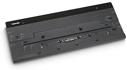 Toshiba HI Speed Port Replicator III+ - Port Replicator - TSH-PA5116U-2PRP, Black