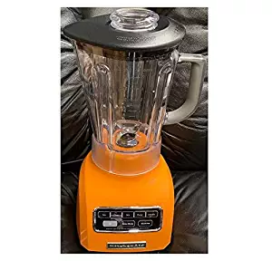 KitchenAid KSB655QAC 5-Speed Blender with 56-Ounce BPA-Free Pitcher and 24-Ounce Culinary Jar (Tangerine Orange)