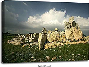 Barewalls Hagar Qim #2 Gallery Wrapped Canvas Art (30in. x 40in.)