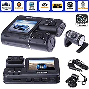 Univas- 1080P Full Hd Car Dvr Recorder Camera 30Fps With 16G 32G Sd Card Night Vision 2 Inch Tft Lcd Auto Driving Video Recorder Camera (16G)