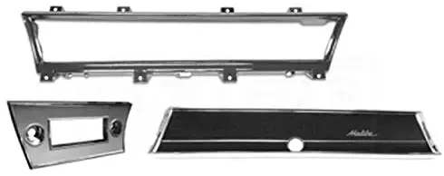 Eckler's Premier Quality Products 50-343782 Chevelle And Malibu Dash Bezel Kit,