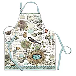 Michel Design Works Cotton Chef Apron, Nest & Eggs