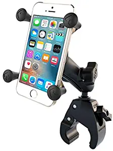 RAM X-Grip Phone Mount with RAM Tough-Claw Small Clamp Base