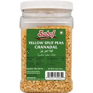 Sadaf Yellow Split Peas Slow Cook, 3 LBS