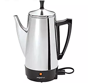 Presto E1PT02811 02811 12-Cup Stainless Steel Coffee Maker with 1 Year Extended Warranty