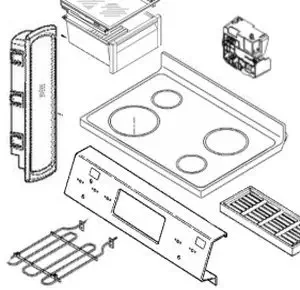 Frigidaire 316201501 PANEL,SUMP ,OVEN BOTTOM