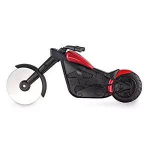 Pizza Chopper Motorbike Pizza Cutter Slice Fun Bike Gift Biker Wheels Easy Cut