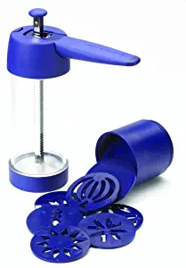 KitchenAid Cookie Press with 16 Discs, Blue