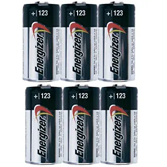 6-Pack Energizer Photo 123 Lithium Battery Pack 3V CR123A Ultimate 3.0v DL123A Bulk by Energizer