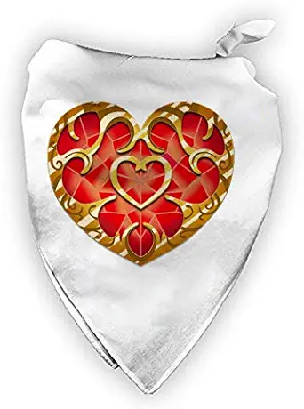 Legendary Contained Heart Royal Health Video Game Parody - Customized Printed Bandana White