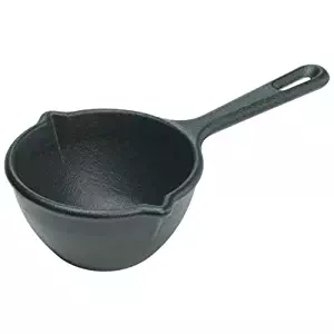 Lodge LMP3 Cast Iron Melting Pot, Pre-Seasoned, 15-Ounce