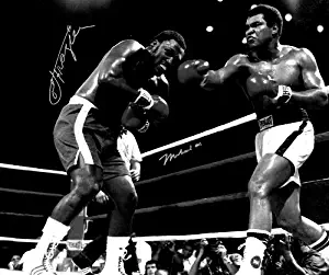 Muhammad Ali & Joe Frazier 8x10 Reprint Photo - Mint Condition