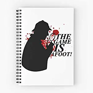 Sherlockholmes Vintage Conan Sherlock Doyle Arthur Holmes Conandoyle Cute School Five Star Spiral Notebook With Durable Print