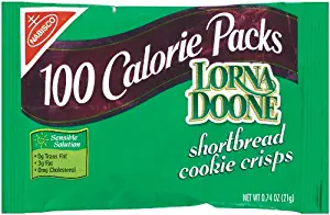 100 Calorie Packs Lorna Doone Shortbread Cookie Crisps, 0.74-Ounce Packs (Pack of 72)