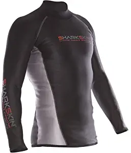 Sharkskin Mens Chillproof Long Sleeve, Black