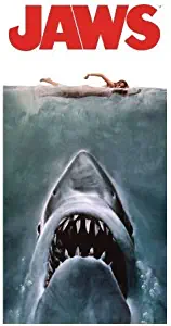 JAWS Poster Beach/Bath Towel