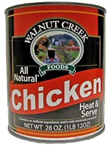 Walnut Creek All-Natural Chicken Pieces, Favorite Amish Food, 28 Oz. Can (Pack of 4)