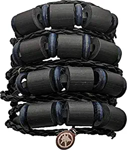 Shark Off Shark Repellent Bracelet Surfwear Jewelry | The Bimini – Repel Sharks with Patented Alloy Shark Repellent on Adjustable Leather Bracelet - Ocean Safety & Peace of Mind for The Whole Family