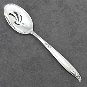 Woodsong by Holmes & Edwards, Silverplate Tablespoon, Pierced