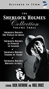 Sherlock Holmes Collection Volume 3 (Dressed to Kill/Pursuit to Algiers/Terror By Night/The Woman in Green) [VHS]
