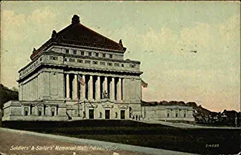 Soldiers' & Sailors' Memorial hall Pittsburgh, Pennsylvania PA Original Vintage Postcard