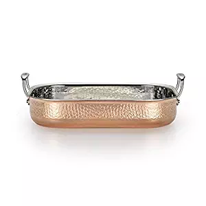 Lagostina Martellata Hammered Copper 14’’ Roaster