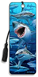 3d Bookmark - Sharks - Cheatwell Games