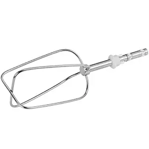 Sunbeam 113497-003 Heritage wire whip, left side, square, white.