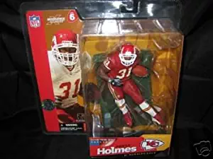 McFarlane Toys NFL Sports Picks Series 6 Action Figure Priest Holmes (Kansas City Chiefs) Red Jersey Red Pants Variant