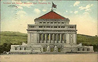 Soldiers' and Sailors' Memorial Hall Pittsburgh, Pennsylvania PA Original Vintage Postcard