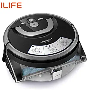 ILIFE W400 Floor Washing Robot Voice Assistance Navigation Large Water Tank Kitchen Cleaning Planned Cleaning Route