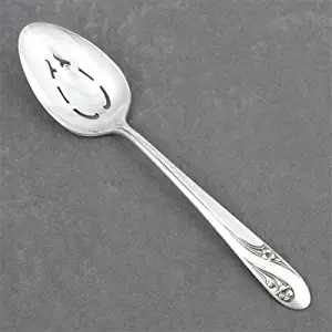 Romance II by Holmes & Edwards, Silverplate Tablespoon, Pierced