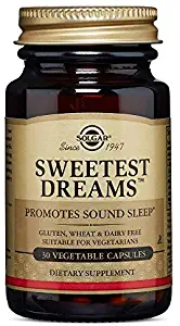 Solgar - Sweetest Dreams Vegetable Capsules (Supplying L-Theanine and Melatonin) 30 Count