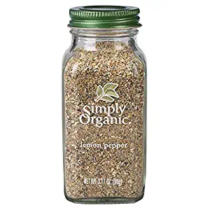 Simply Organic Lemon Pepper, Certified Organic | 3.17 oz