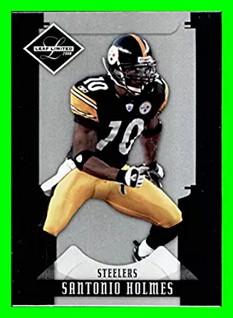 2008 Leaf Limited #79 Santonio Holmes OHIO STATE BUCKEYES PITTSBURGH STEELERS